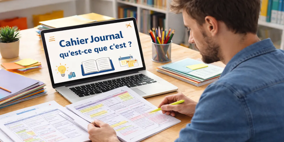 Cahier journal au primaire : organiser sa classe au quotidien